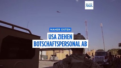 "Könnte gefährlicher Ort sein": USA ziehen Botschaftsmitarbeiter aus dem Nahen Osten ab