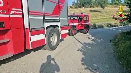 Grottaminarda (AV) - Auto finisce fuori strada all'alba: illesi i due occupanti (12.06.25)