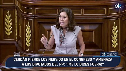 Santos Cerdán pierde los nervios en el Congreso y amenaza a los diputados del PP: "¡Eso me lo dices fuera!"