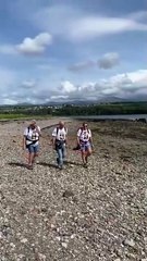 Gwynedd siblings walk coast path for Dementia UK