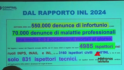 Sicurezza sul lavoro: “Dare il coordinamento all'Inail e fare formazione di qualità”