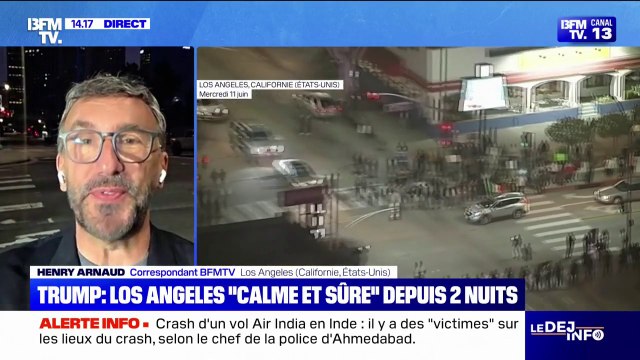 Manifestations anti-expulsions aux États-Unis: Los Angeles est sûre et calme depuis deux nuits, selon Donald Trump