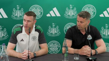McManus and Given on Celtic - Newcastle pre season friendly