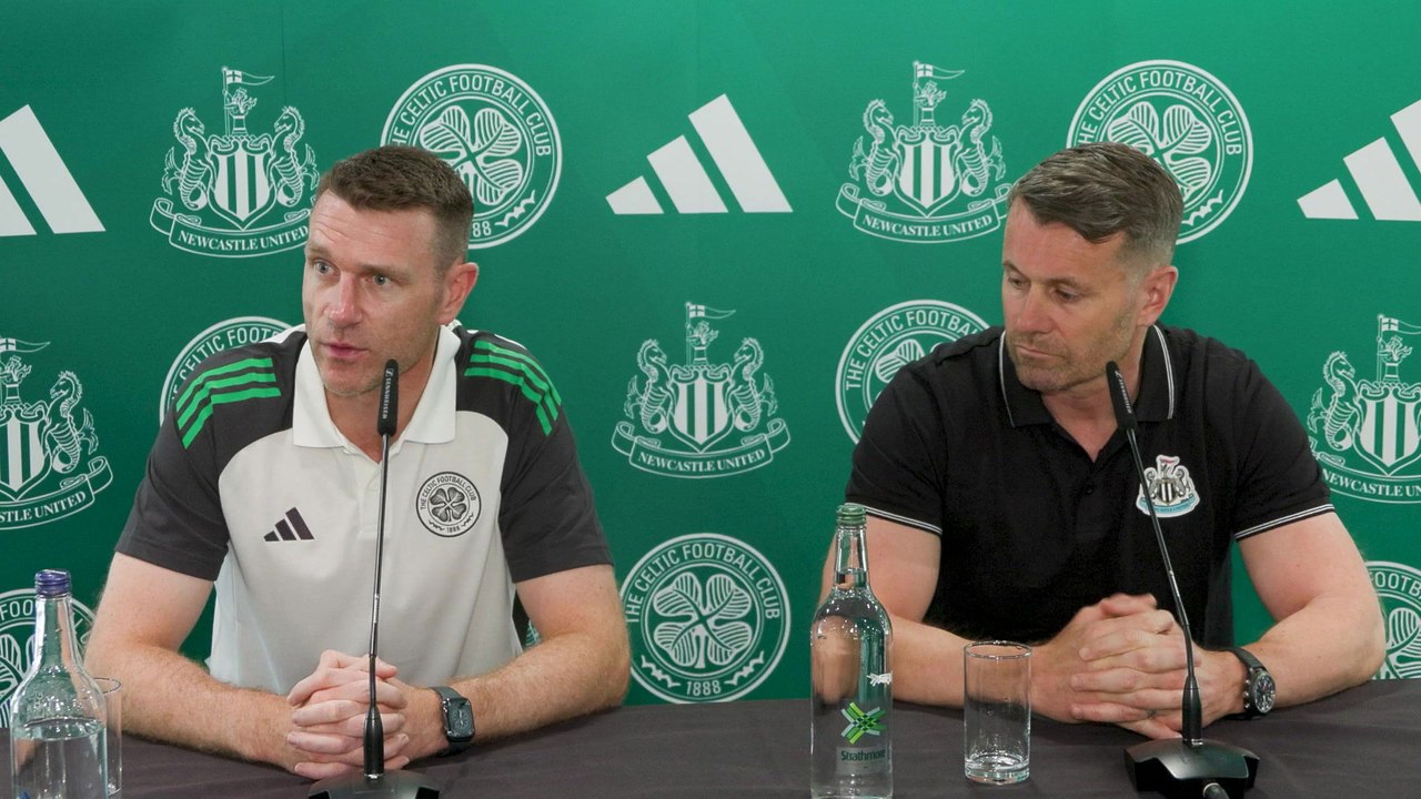 McManus and Given on Celtic - Newcastle pre season friendly