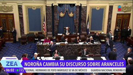 Noroña cambia su discurso sobre los aranceles; pide diálogo con EE.UU.