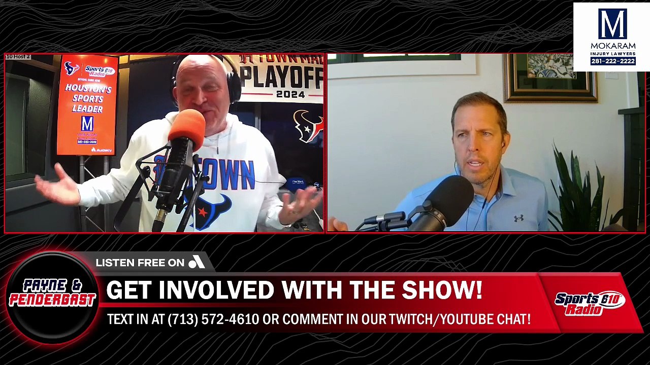 Texans GM Nick Caserio joins Payne & Pendergast following minicamp