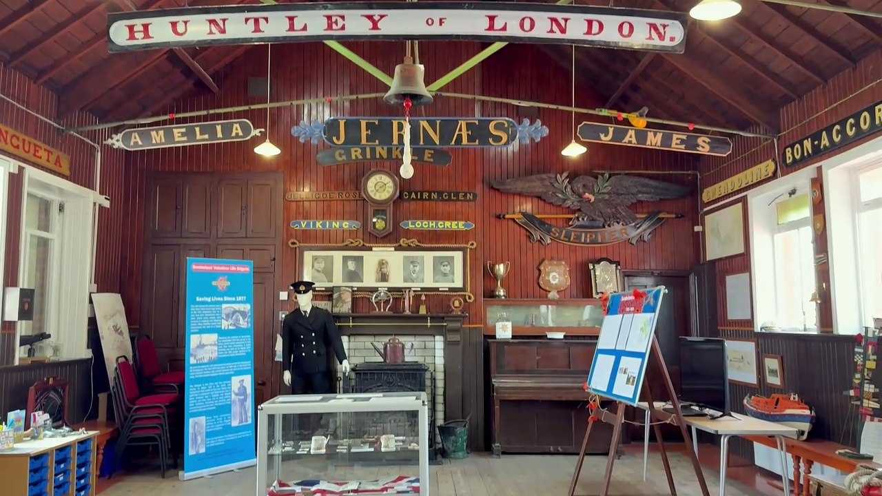 Inside Roker Watch House, home to Sunderland Volunteer Life Brigade Museum