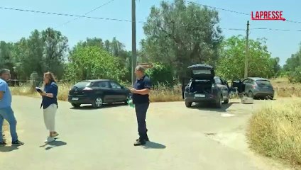 Carabiniere ucciso a Brindisi, le immagini dalla scena dell'omicidio