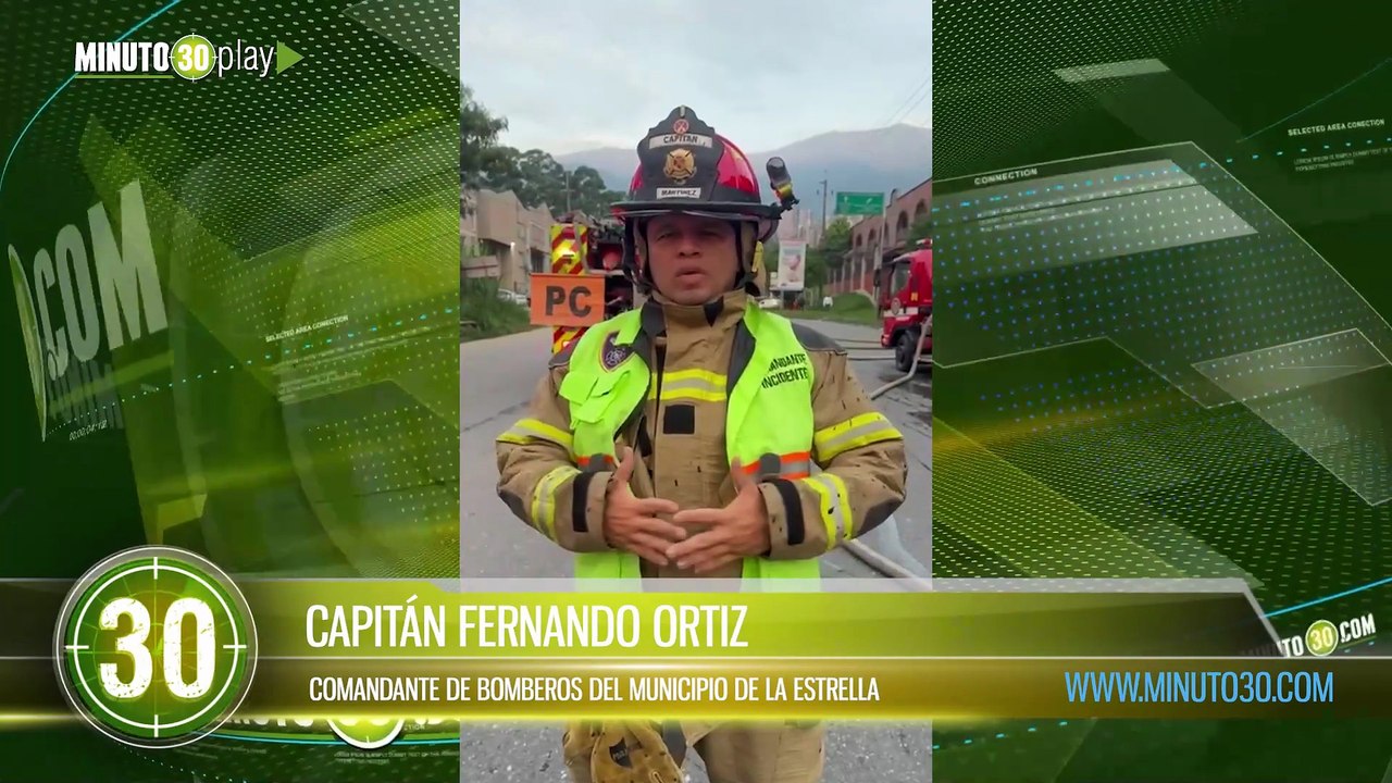Bomberos entregan recomendaciones por fuga de gas en La Estrella