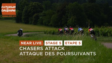 Chasers attack  - Stage 5 - Critérium du Dauphiné 2025