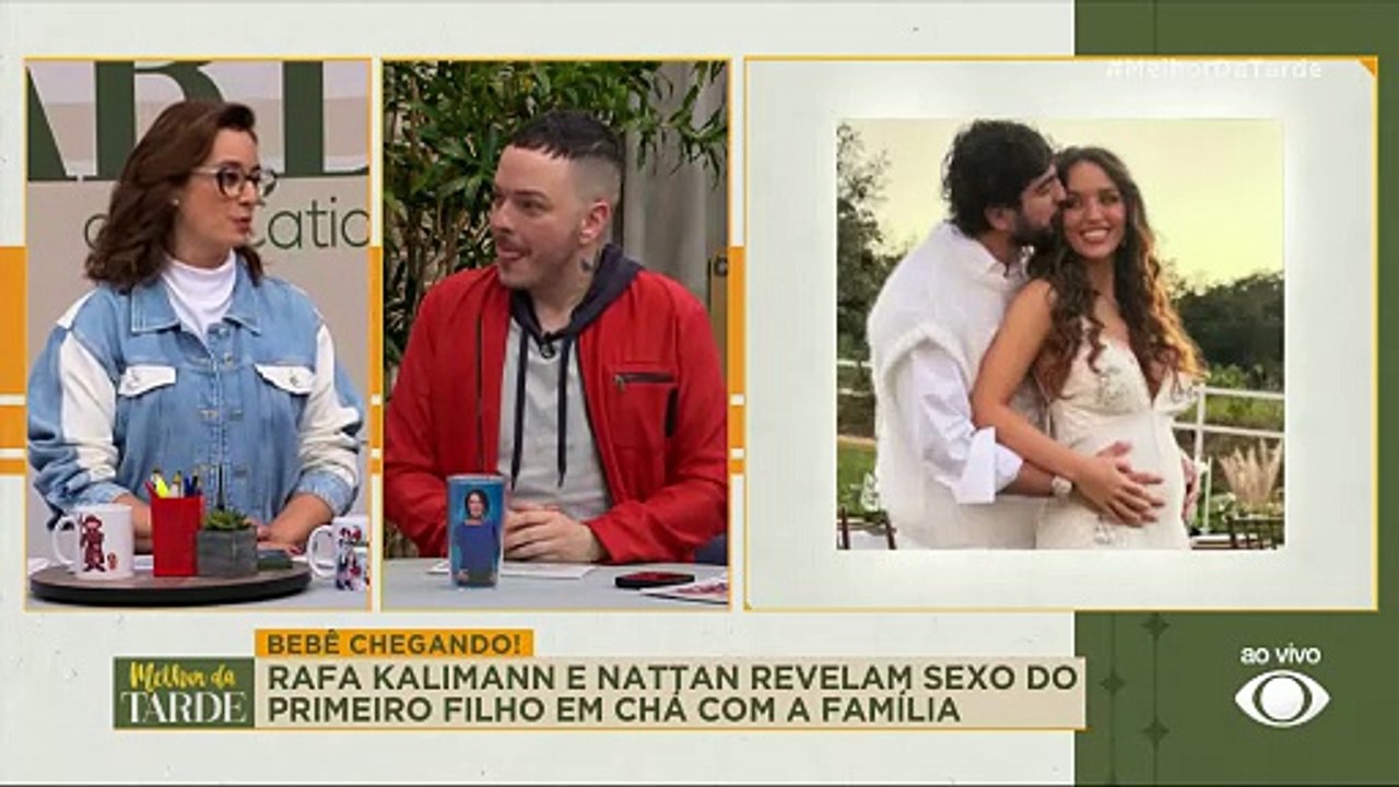 Rafa Kalimann e Nattanzinho revelam sexo do pri...