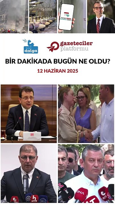 Bir dakikada bugün ne oldu?