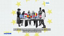 What are the best European countries for women to work and live in in 2025?