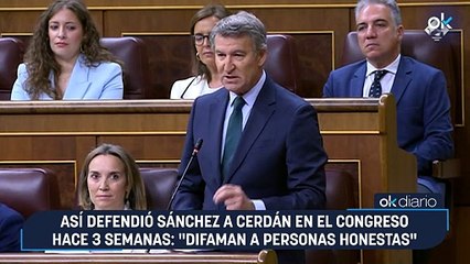 Así defendió Sánchez a Cerdán en el Congreso hace 3 semanas: "Difaman a personas honestas"