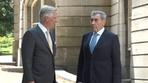Eddy Merckx reçu par le Roi au château de Laeken à l'occasion de son 80e anniversaire