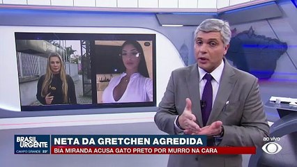 Neta da Gretchen acusa namorado de agressão