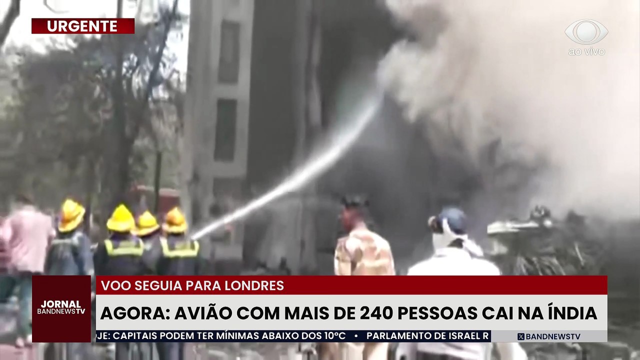 Indianos, britânicos e portugueses estavam em avião que caiu na Índia