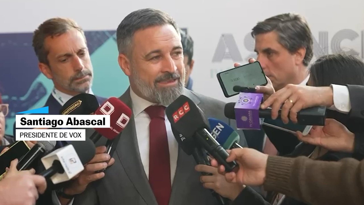 Abascal apela a los partidos políticos a presentar una moción de censura contra el Gobierno: