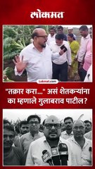 गुलाबराव पाटील शेताच्या बांधावर गेल्यावर काय घडलं?