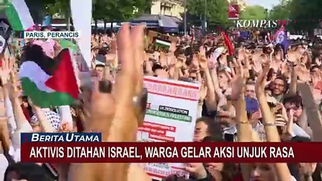Warga Gelar Unjuk Rasa, Protes Tindakan Israel yang Menahan 12 Aktivis