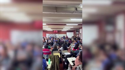 El movimiento estudiantil se declaró en rebeldía contra la proscripción