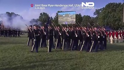 ABD Ordusu'nun nefes kesen 'Twilight Tattoo' gösterisine yoğun ilgi