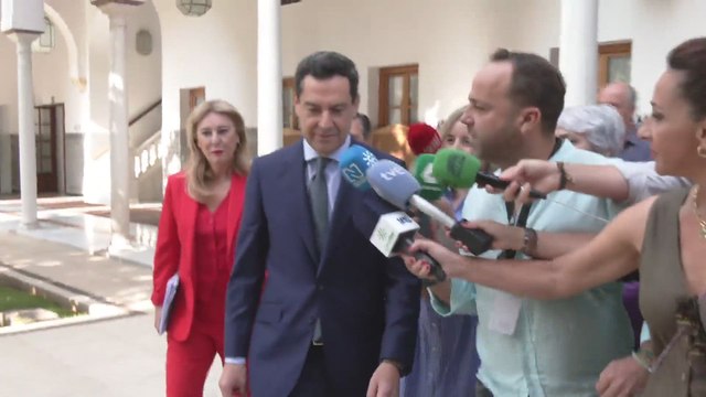 Juanma Moreno critica corrupción sistemática del PSOE y el silencio de Sánchez