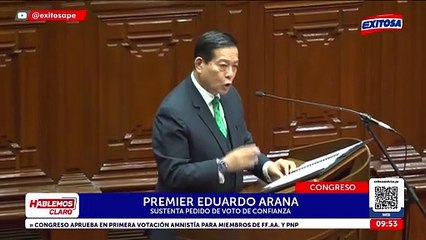 "Nuestra economía se ha recuperado": Eduardo Arana asegura que reducirán brechas de infraestructura
