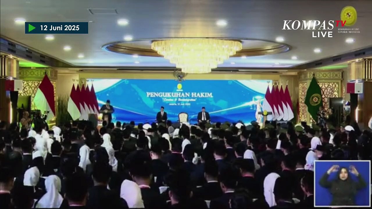 [FULL] Pidato Presiden Prabowo saat Pengukuhan Hakim MA 2025: Anda adalah Benteng Terakhir Keadilan