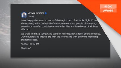 PM rakam takziah, zahir rasa sedih
