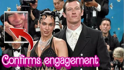 Dua Lipa confirms long-speculated engagement to actor Callum Turner