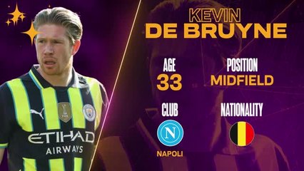 Opta Profile: Kevin De Bruyne – Napoli's new star man!