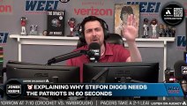Jones & Keefe: Jones  explains why Stefon Diggs needs the Patriots in 60 seconds