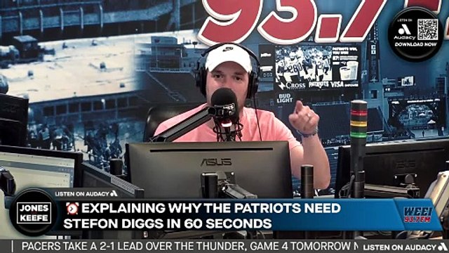 Jones & Keefe: Keefe explains why the Patriots need Stefon Diggs in 60 seconds