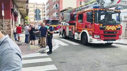 Incendio en una antigua panadería de La Rubia