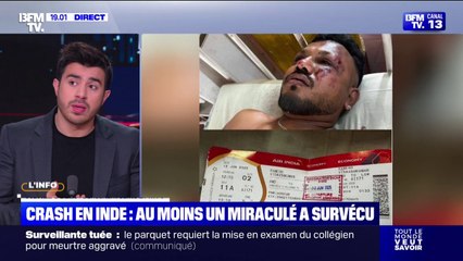 Crash d'avion en Inde: ce que l'on sait du miraculé qui a survécu à l'accident