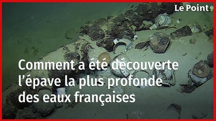 Le Camarat 4, épave du 16e siècle découverte à 2 500m de profondeur