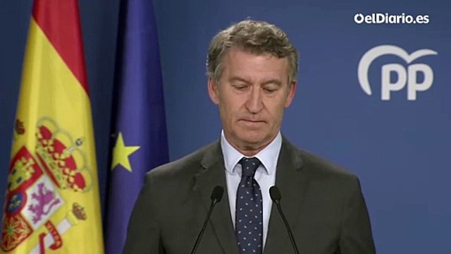 Feijóo acusa al Gobierno del “mayor aluvión de corrupción que ha vivido la democracia” pero no presentará una moción de censura