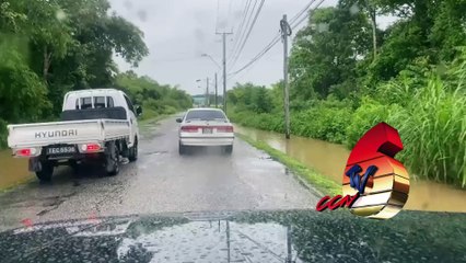 RISING FLOODWATERS IN SAN RAPHAEL