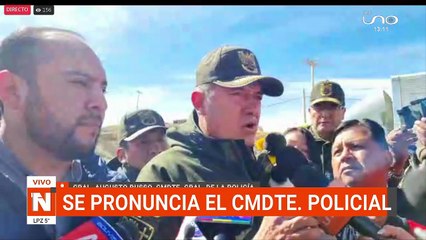 SE PRONUNCIA AUGUSTO RUSSO COMANDANTE POLICIAL