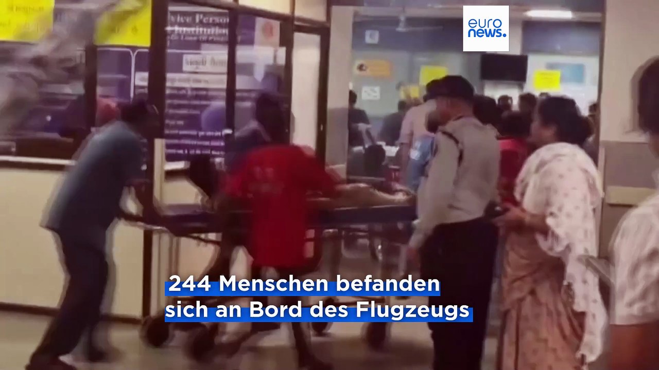 Nach Air-India-Absturz: Ein Überlebender gefunden, mehr als 200 Tote