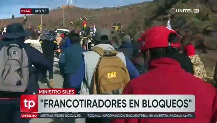 Gobierno dice que los movilizados en el país son “grupos paramilitares” que ocupan francotiradores