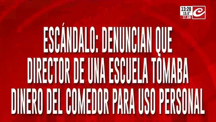 Denuncian que director de una escuela tomaba dinero de una escuela para comprar sidra, vino y asado