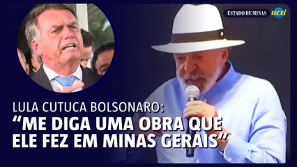 Lula cutuca Bolsonaro em MG: “Diga uma obra que ele fez no estado”