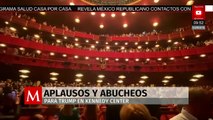 Trump es abucheado durante evento musical en el Kennedy Center