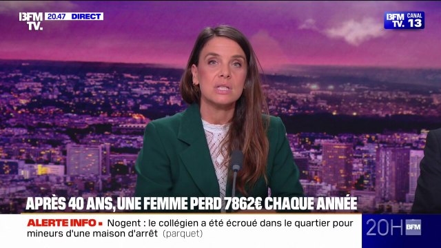 LE CHOIX D'AMÉLIE - Après 40 ans, une femme perd 7.862 euros par an