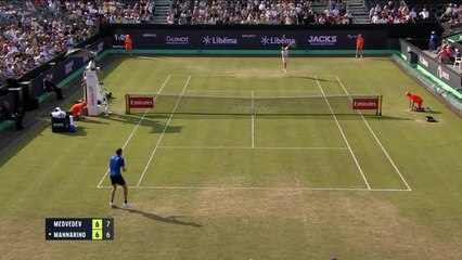 's-Hertogenbosch - Mannarino s’incline face à Medvedev après un combat acharné