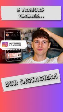 👉 5 erreurs FATALES sur Instagram qui tuent ta portée (tous les débutants le font)