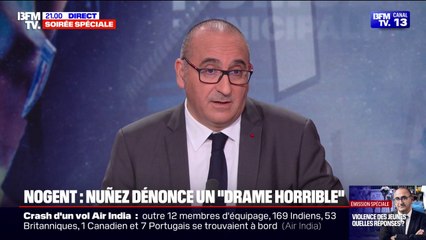 "Le pourcentage des mineurs dans la délinquance baisse" en région parisienne, détaille Laurent Nuñez, préfet de police de Paris
