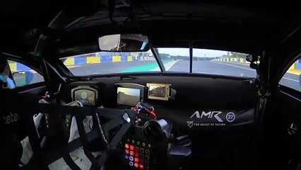 24H Mans 2025 Hyperpole LMGT3 Drudi Onboard Pole Lap